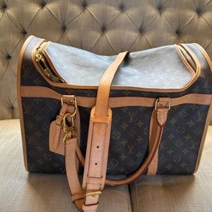 LV dog carrier